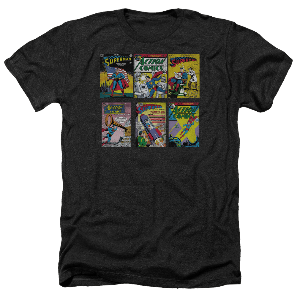 Superman Sm Covers - Men's Heather T-Shirt Men's Heather T-Shirt Superman   