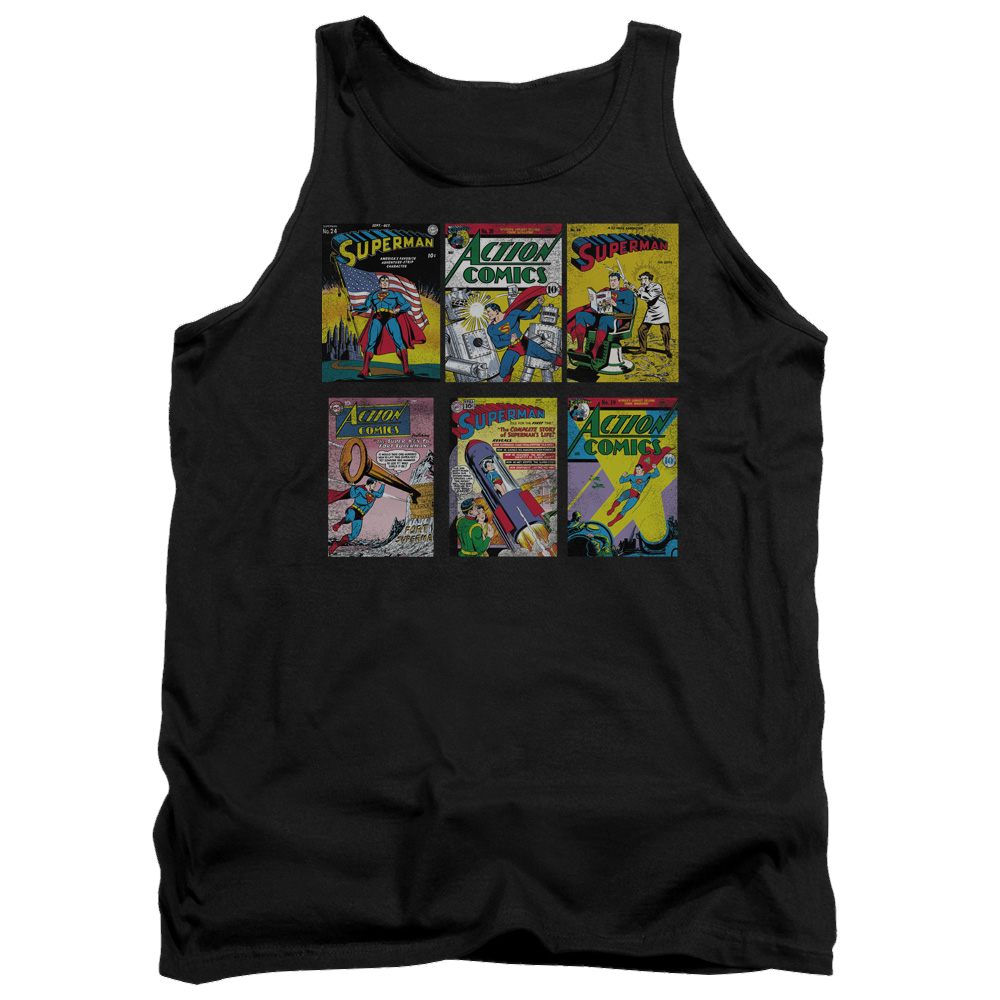 Superman Sm Covers - Men's Tank Top Men's Tank Superman   
