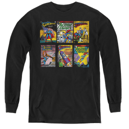 Superman Sm Covers - Youth Long Sleeve T-Shirt Youth Long Sleeve T-Shirt Superman   