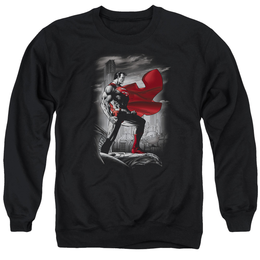 Superman Metropolis Guardian - Men's Crewneck Sweatshirt Men's Crewneck Sweatshirt Superman   
