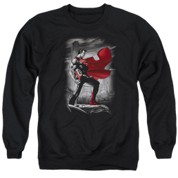 Superman Metropolis Guardian - Men's Crewneck Sweatshirt Men's Crewneck Sweatshirt Superman   