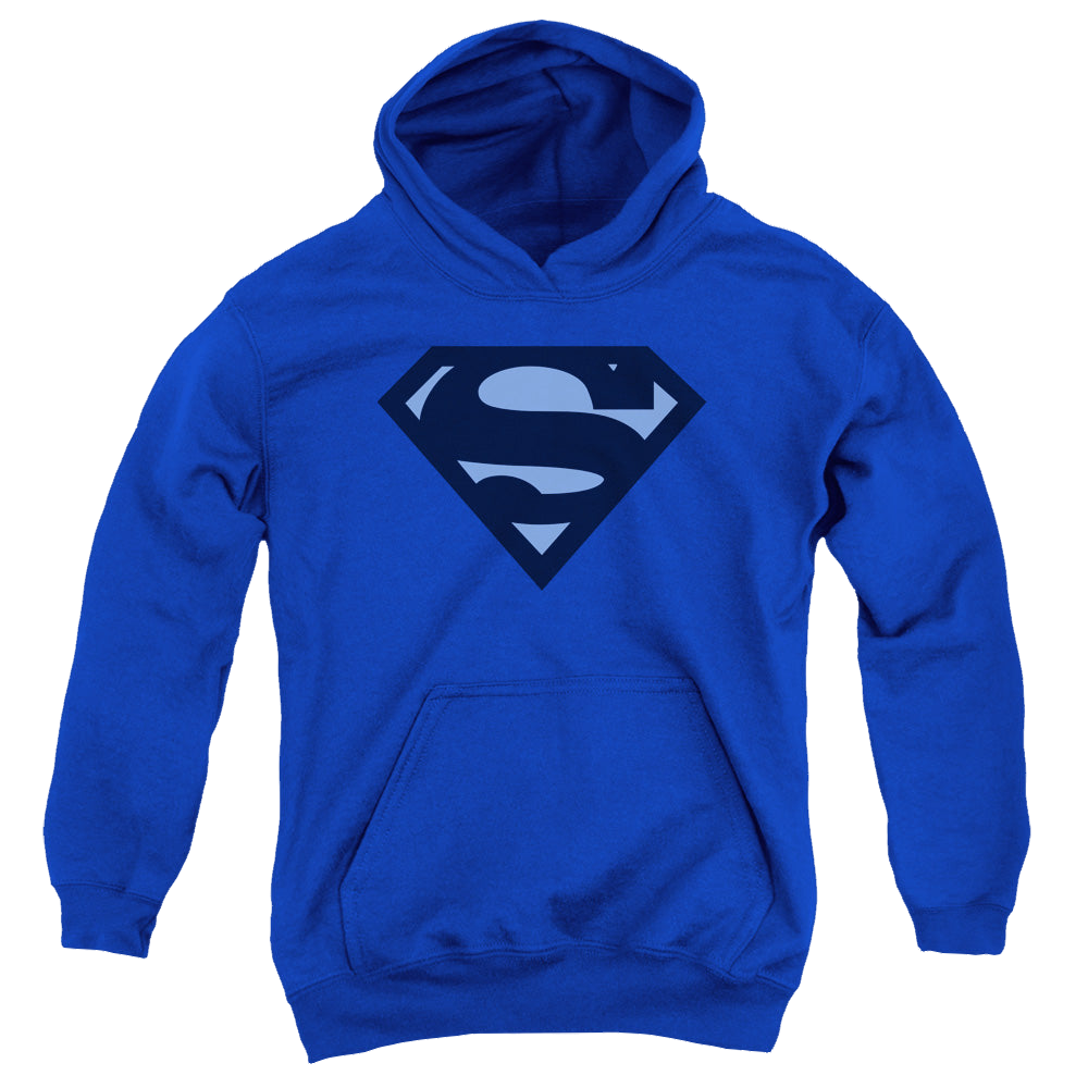 Superman Blue Shield - Youth Hoodie Youth Hoodie (Ages 8-12) Superman   