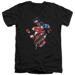 Superman The American Way - Men's V-Neck T-Shirt Men's V-Neck T-Shirt Superman   