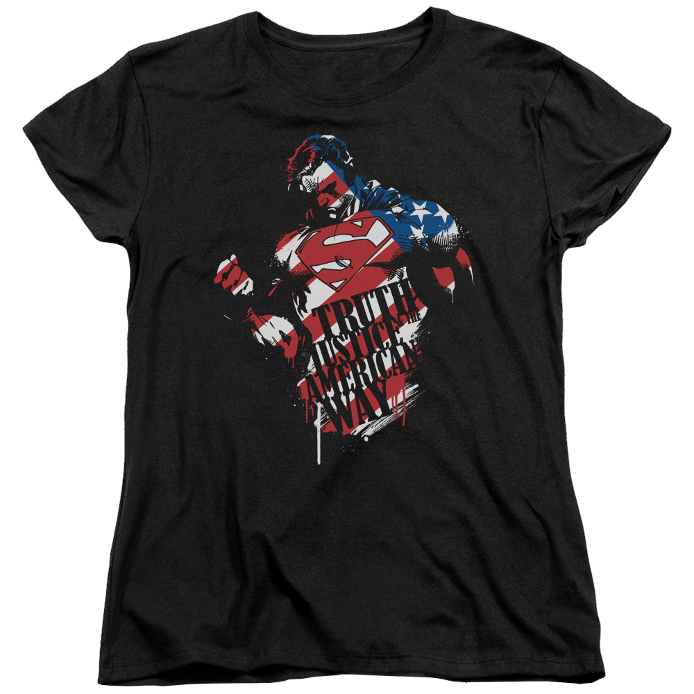 Superman The American Way - Women's T-Shirt Women's T-Shirt Superman   