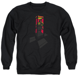 Superman Super Booth - Men's Crewneck Sweatshirt Men's Crewneck Sweatshirt Superman   