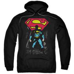 Superman Dark Alley - Pullover Hoodie Pullover Hoodie Superman   