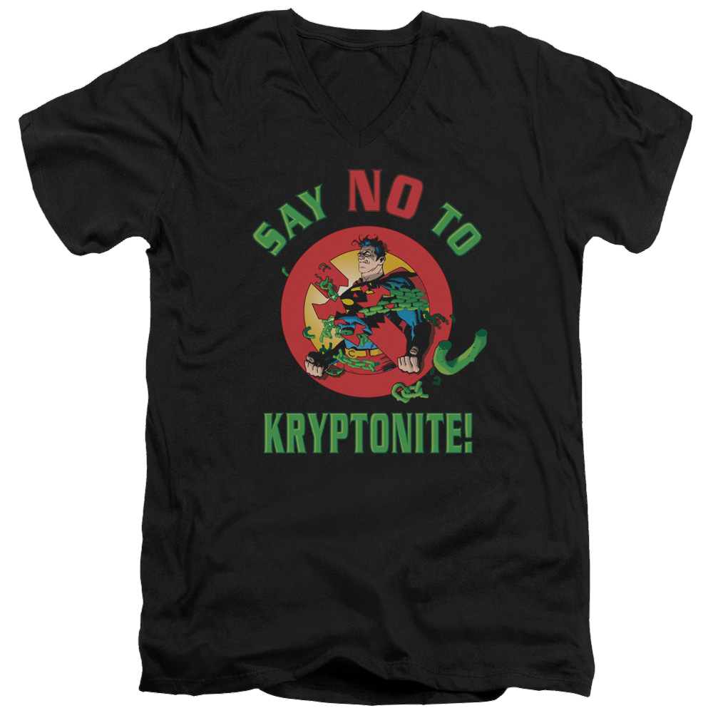 Superman Say No To Kryptonite - Men's V-Neck T-Shirt Men's V-Neck T-Shirt Superman   
