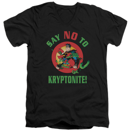 Superman Say No To Kryptonite - Men's V-Neck T-Shirt Men's V-Neck T-Shirt Superman   