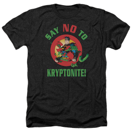 Superman Say No To Kryptonite - Men's Heather T-Shirt Men's Heather T-Shirt Superman   