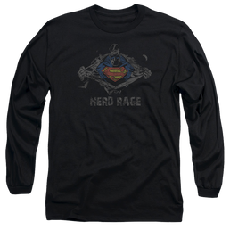 Superman Nerd Rage - Men's Long Sleeve T-Shirt Men's Long Sleeve T-Shirt Superman   