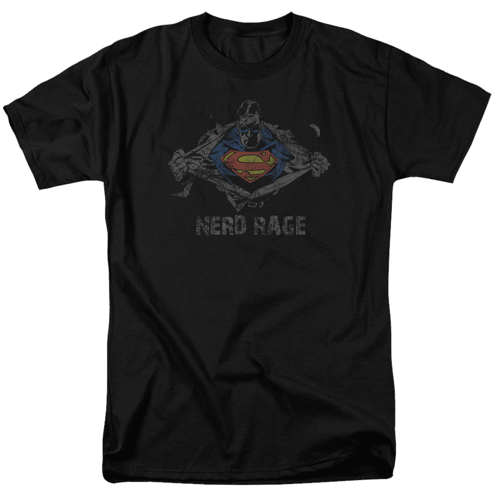 Superman Nerd Rage - Men's Regular Fit T-Shirt Men's Regular Fit T-Shirt Superman   