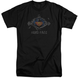 Superman Nerd Rage - Men's Tall Fit T-Shirt Men's Tall Fit T-Shirt Superman   