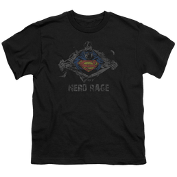 Superman Nerd Rage - Youth T-Shirt Youth T-Shirt (Ages 8-12) Superman   