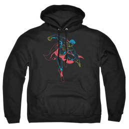 Superman Neon Superman - Pullover Hoodie Pullover Hoodie Superman   