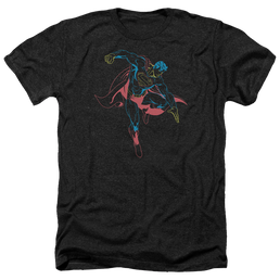 Superman Neon Superman - Men's Heather T-Shirt Men's Heather T-Shirt Superman   