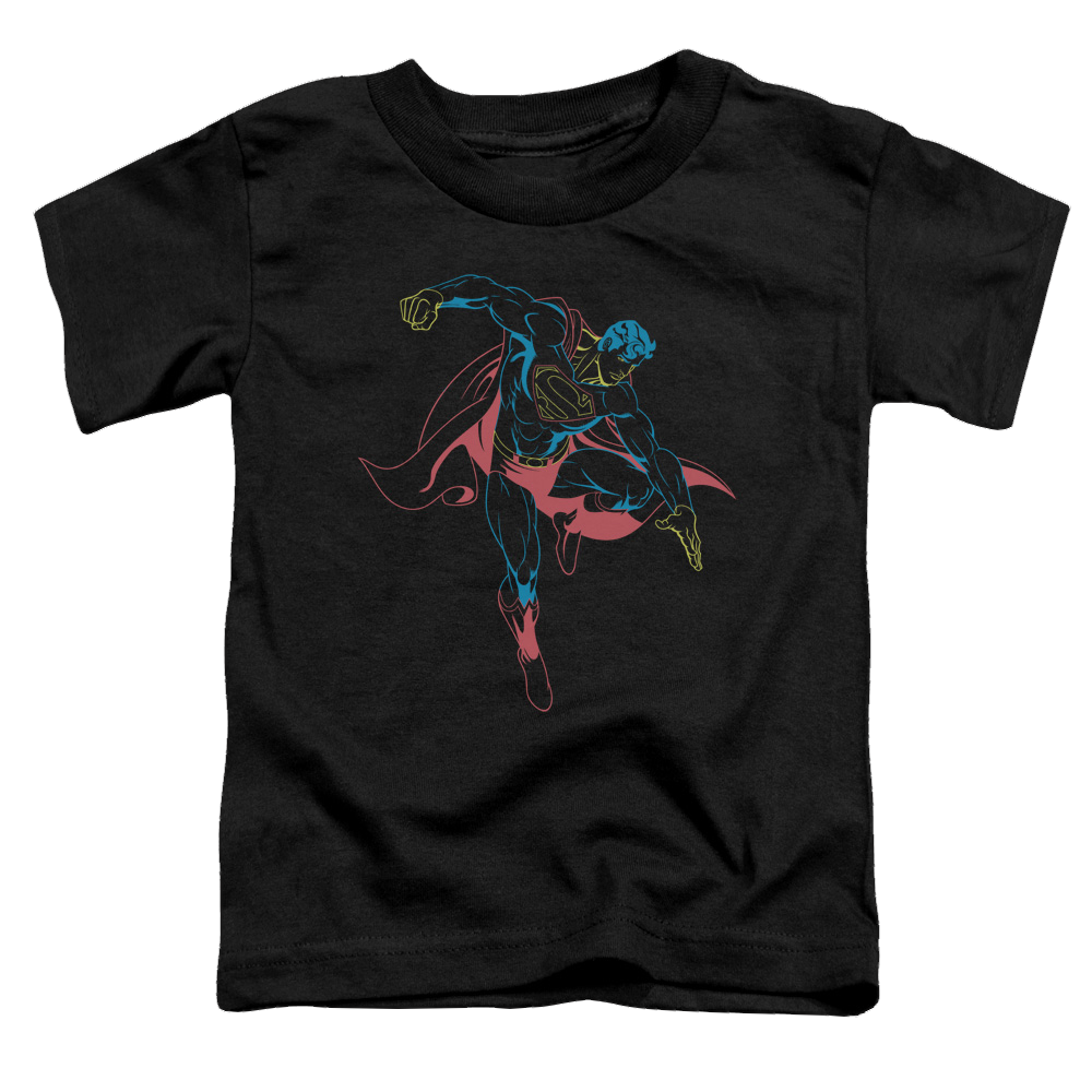 Superman Neon Superman - Toddler T-Shirt Toddler T-Shirt Superman   