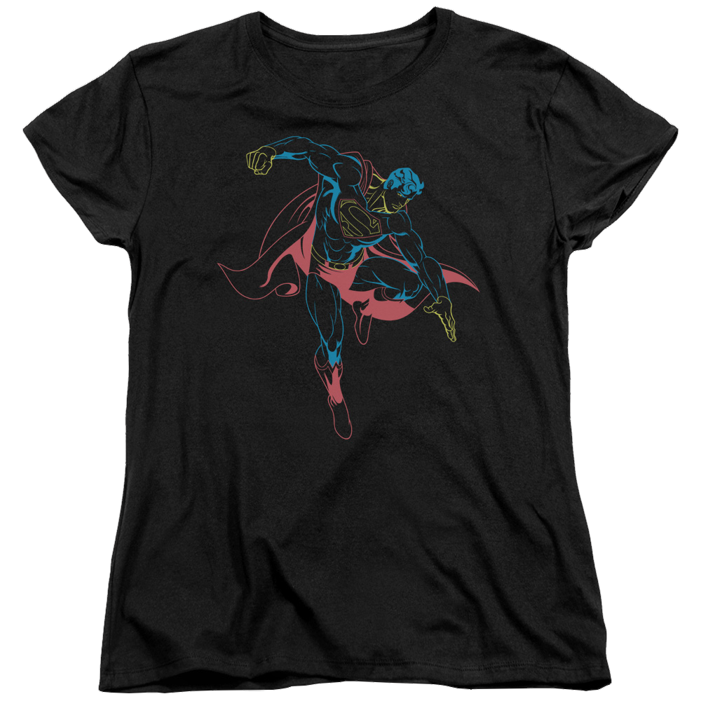 Superman Neon Superman - Women's T-Shirt Women's T-Shirt Superman   