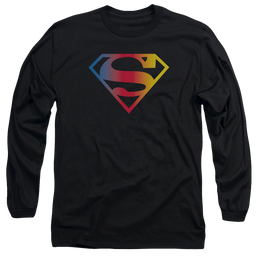 Superman Gradient Superman Logo - Men's Long Sleeve T-Shirt Men's Long Sleeve T-Shirt Superman   