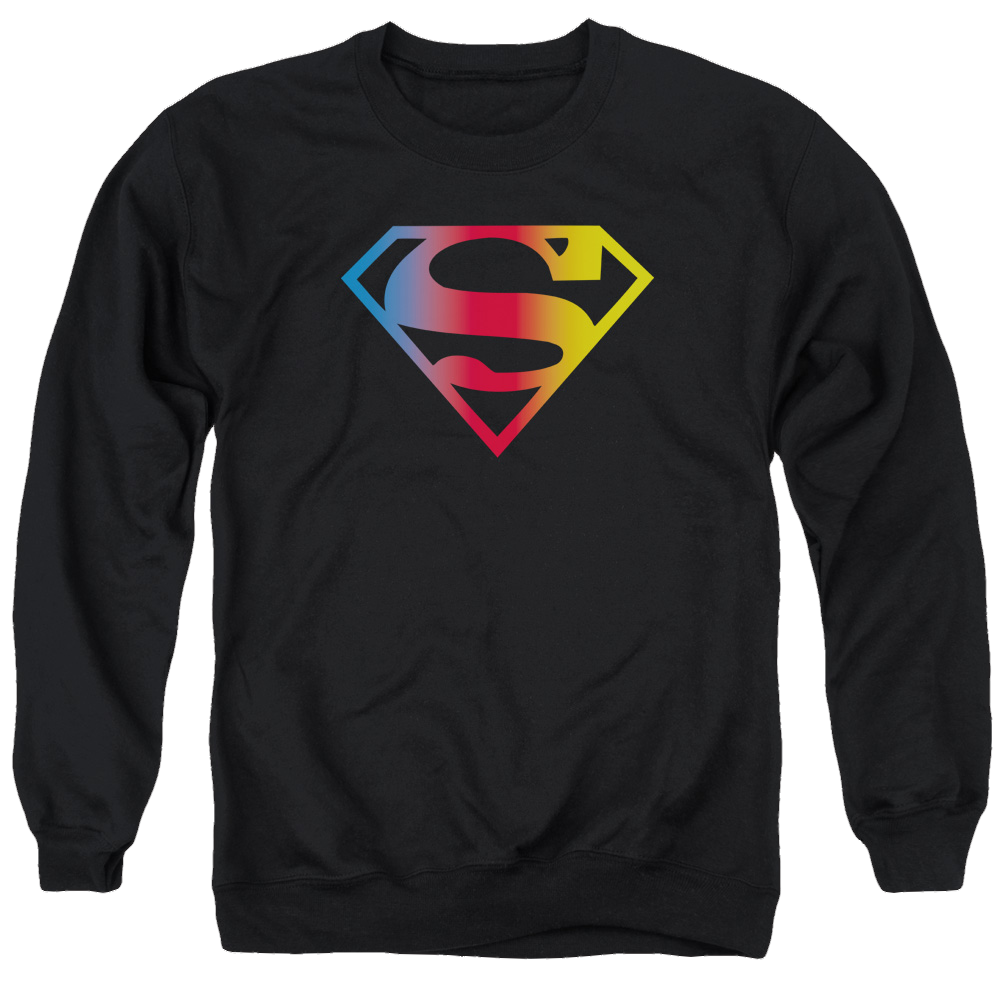 Superman Gradient Superman Logo - Men's Crewneck Sweatshirt Men's Crewneck Sweatshirt Superman   