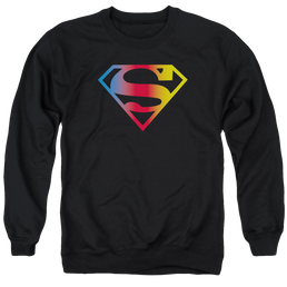 Superman Gradient Superman Logo - Men's Crewneck Sweatshirt Men's Crewneck Sweatshirt Superman   