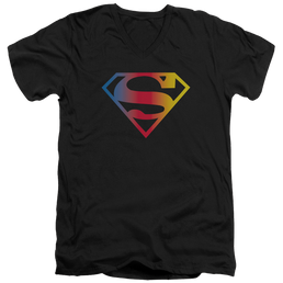 Superman Gradient Superman Logo - Men's V-Neck T-Shirt Men's V-Neck T-Shirt Superman   