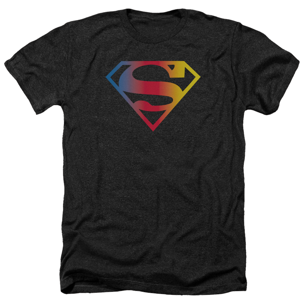 Superman Gradient Superman Logo - Men's Heather T-Shirt Men's Heather T-Shirt Superman   