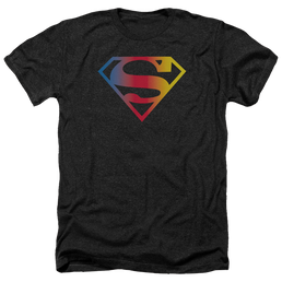 Superman Gradient Superman Logo - Men's Heather T-Shirt Men's Heather T-Shirt Superman   