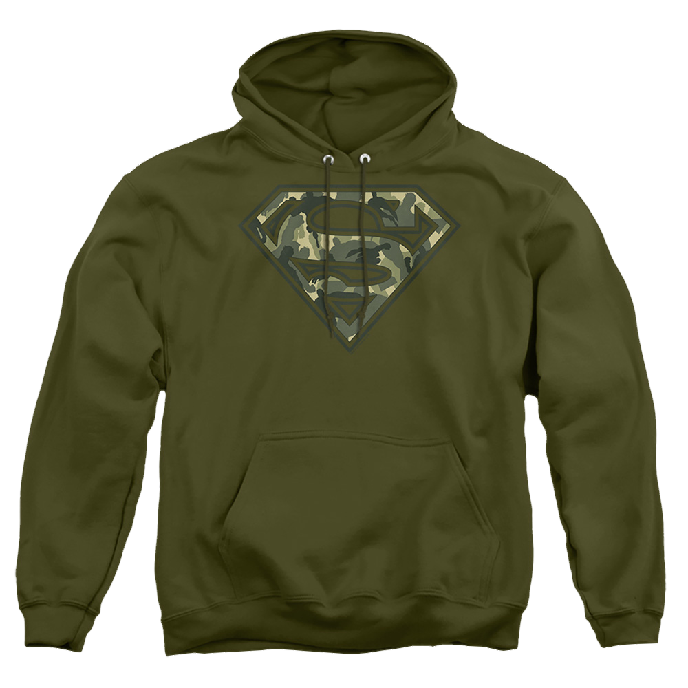 Superman Super Camo - Pullover Hoodie Pullover Hoodie Superman   