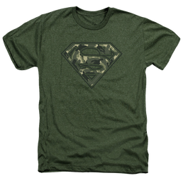 Superman Super Camo - Men's Heather T-Shirt Men's Heather T-Shirt Superman   