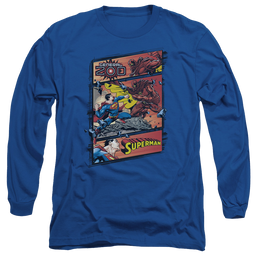 Superman Superman Vs Zod - Men's Long Sleeve T-Shirt Men's Long Sleeve T-Shirt Superman   
