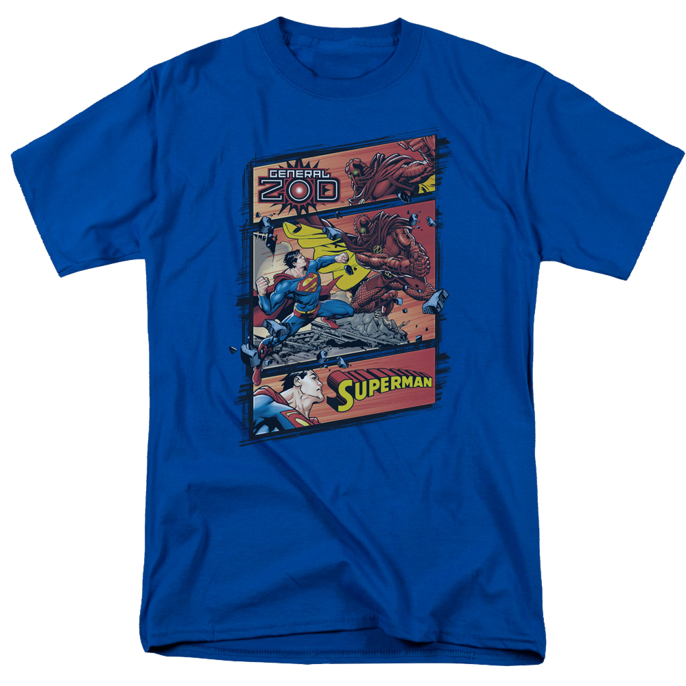 Superman Superman Vs Zod - Men's Regular Fit T-Shirt Men's Regular Fit T-Shirt Superman   