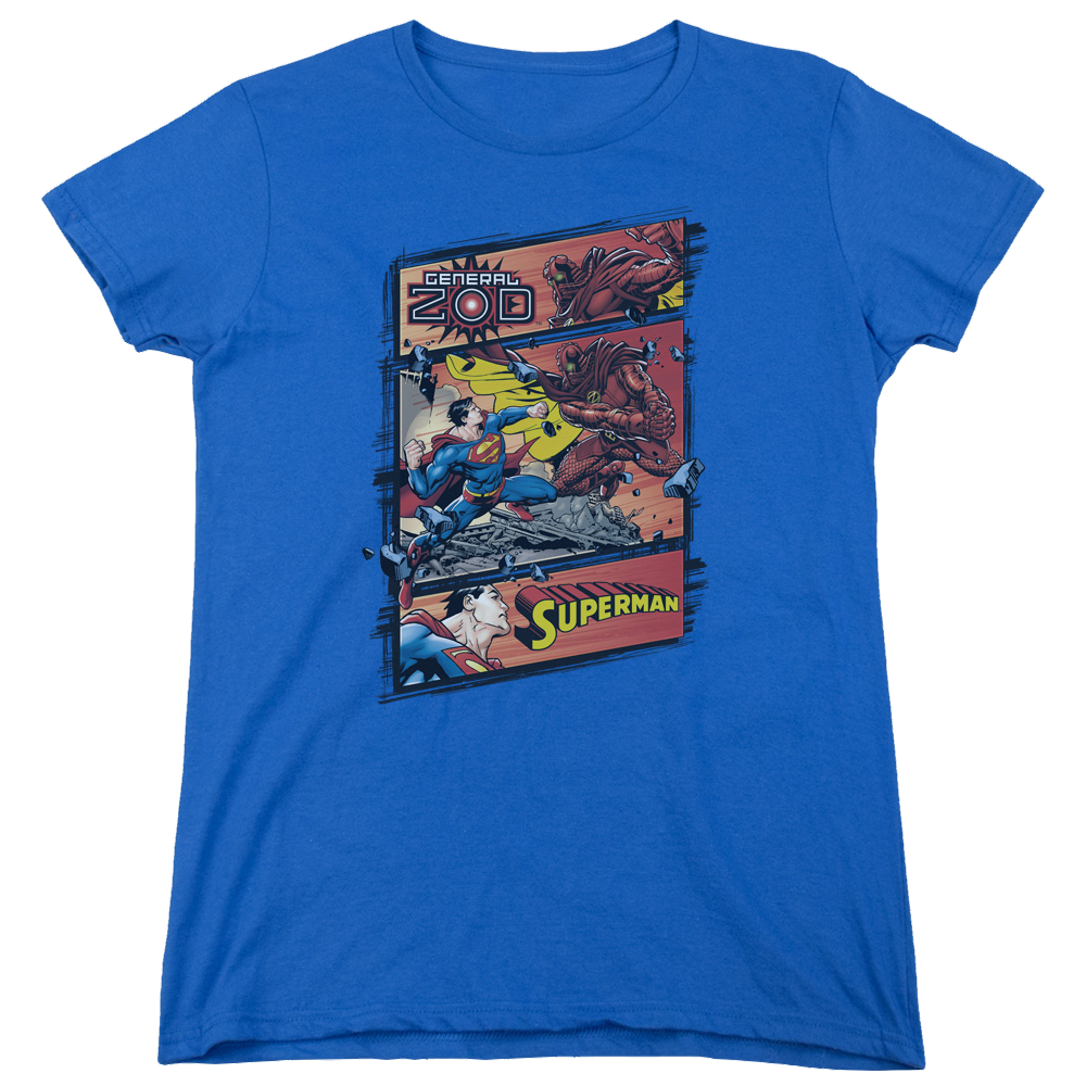 Superman Superman Vs Zod - Women's T-Shirt Women's T-Shirt Superman   