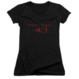 Superman Kneel Before Zod - Juniors V-Neck T-Shirt Juniors V-Neck T-Shirt Superman   