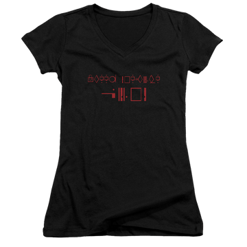 Superman Kneel Before Zod - Juniors V-Neck T-Shirt Juniors V-Neck T-Shirt Superman   