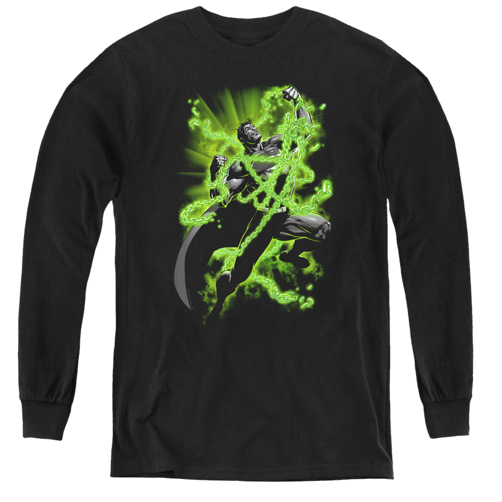 Superman Kryptonite Chains - Youth Long Sleeve T-Shirt Youth Long Sleeve T-Shirt Superman   