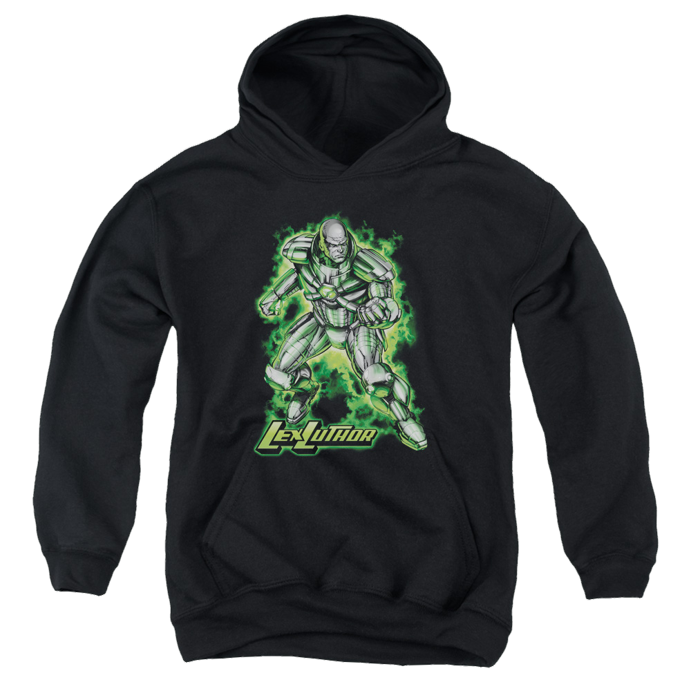 Superman Kryptonite Powered - Youth Hoodie Youth Hoodie (Ages 8-12) Superman   