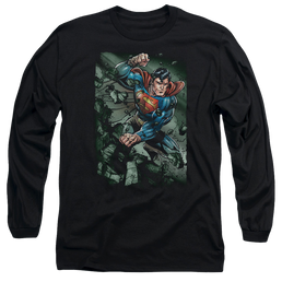 Superman Indestructible - Men's Long Sleeve T-Shirt Men's Long Sleeve T-Shirt Superman   