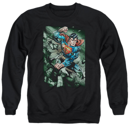 Superman Indestructible - Men's Crewneck Sweatshirt Men's Crewneck Sweatshirt Superman   