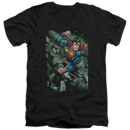 Superman Indestructible - Men's V-Neck T-Shirt Men's V-Neck T-Shirt Superman   