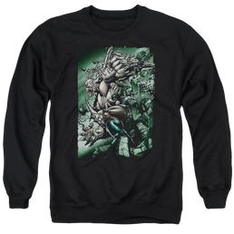 Superman Doomsday Destruction - Men's Crewneck Sweatshirt Men's Crewneck Sweatshirt Superman   