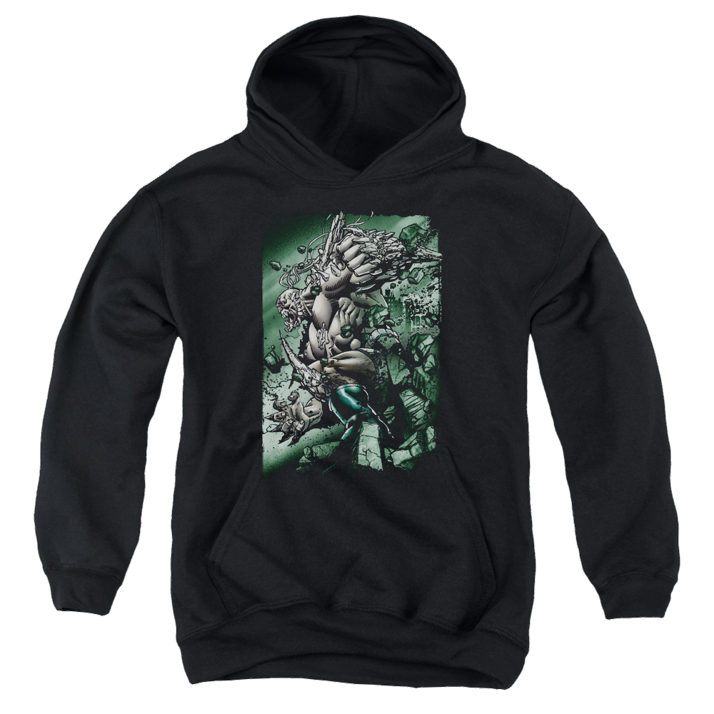 Superman Doomsday Destruction - Youth Hoodie Youth Hoodie (Ages 8-12) Superman   