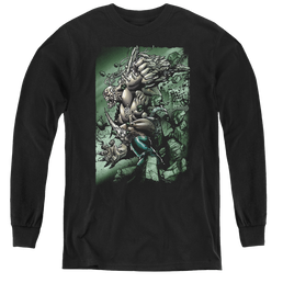 Superman Doomsday Destruction - Youth Long Sleeve T-Shirt Youth Long Sleeve T-Shirt Superman   