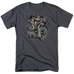 Superman Break On Through - Men's Regular Fit T-Shirt Men's Regular Fit T-Shirt Superman   