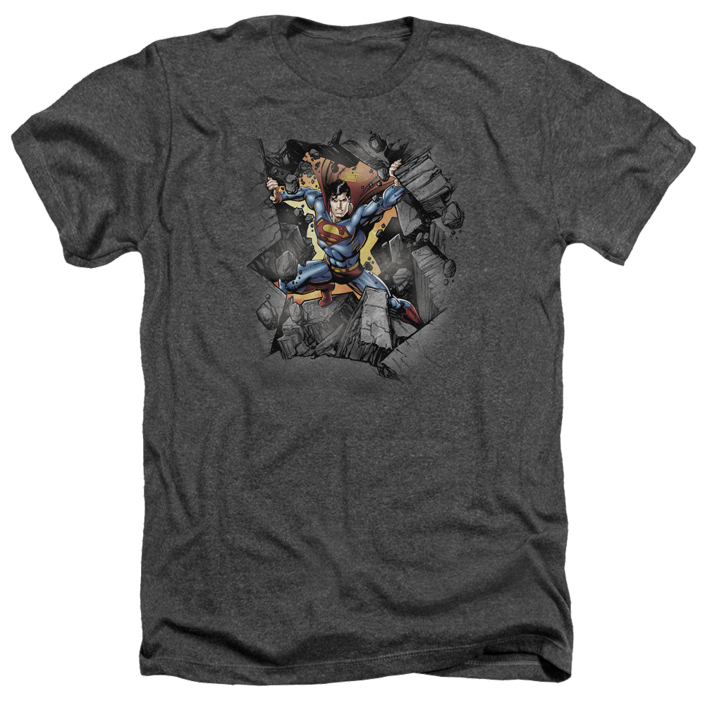 Superman Break On Through - Men's Heather T-Shirt Men's Heather T-Shirt Superman   
