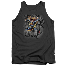 Superman Break On Through - Men's Tank Top Men's Tank Superman   