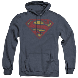 Superman Crackle S - Heather Pullover Hoodie Heather Pullover Hoodie Superman   