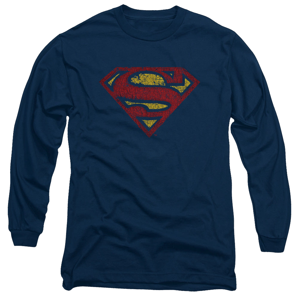 Superman Crackle S - Men's Long Sleeve T-Shirt Men's Long Sleeve T-Shirt Superman   