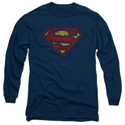 Superman Crackle S - Men's Long Sleeve T-Shirt Men's Long Sleeve T-Shirt Superman   