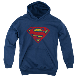 Superman Crackle S - Youth Hoodie Youth Hoodie (Ages 8-12) Superman   
