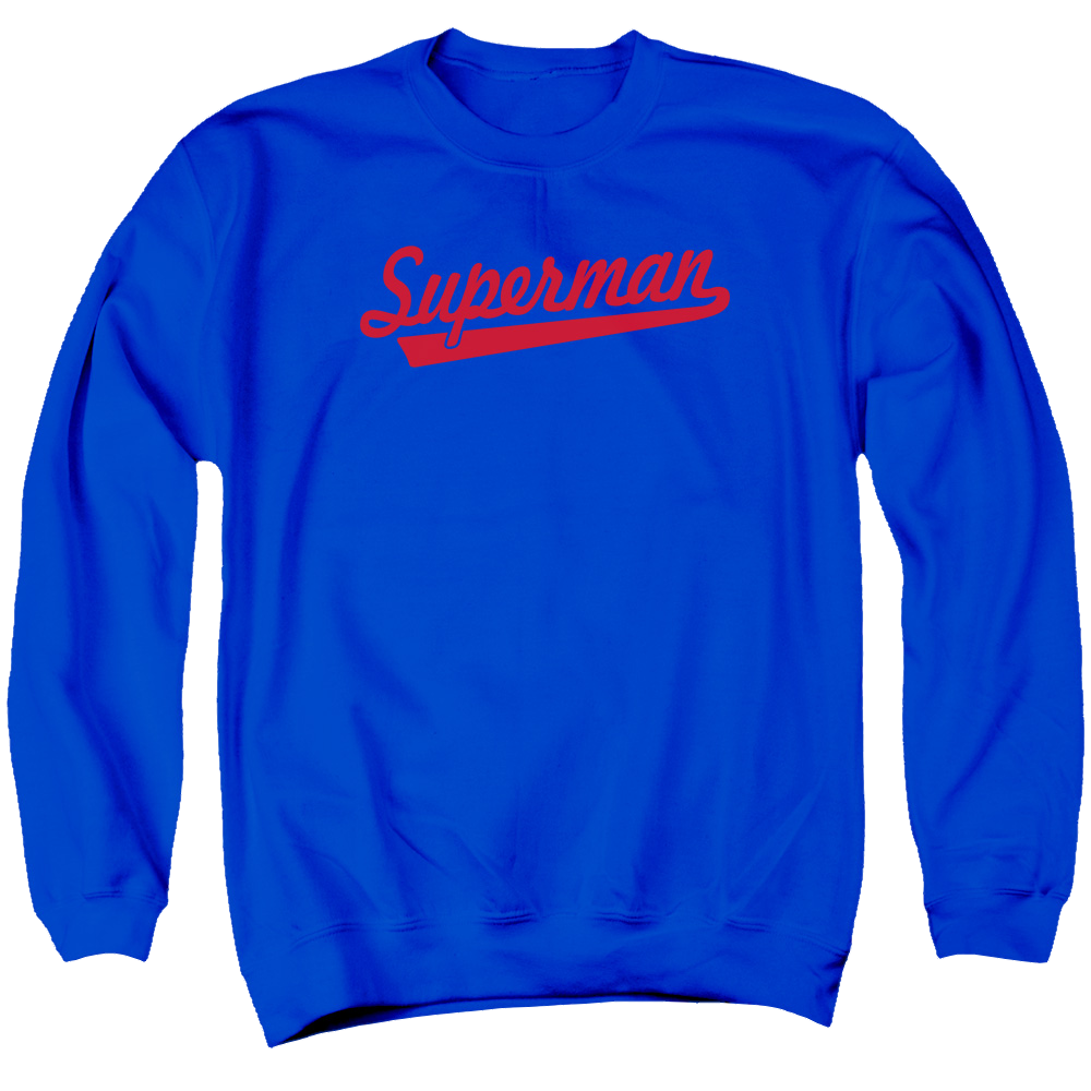 Superman S Tail - Men's Crewneck Sweatshirt Men's Crewneck Sweatshirt Superman   